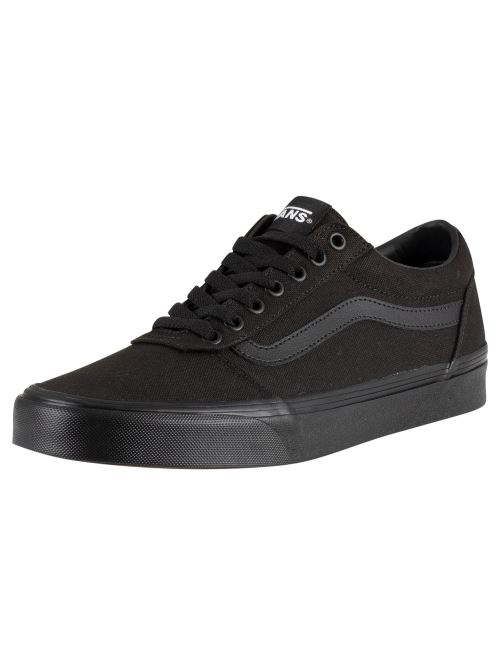 Vans Pour des hommes Formateurs de toile Ward, Noir44.5 EU