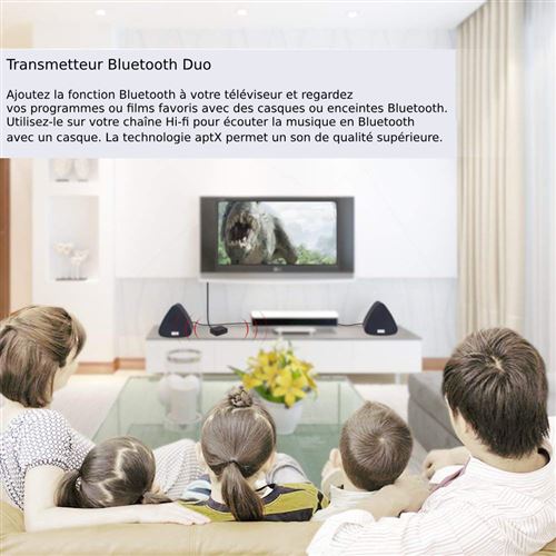 Adaptateur Bluetooth TV HD pour 2 – August MR270 – Transmetteur