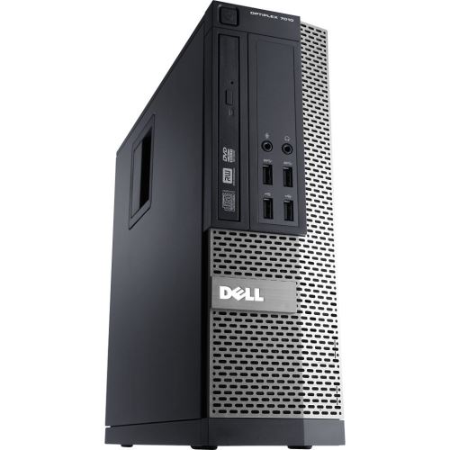 Dell Optiplex 7010 SFF - Ordinateur de bureau - Noir (Intel Core i5-3470 / 3.20 GHz, 8 Go de RAM, Disque dur 120 Go SSD, DVD, Ubuntu - Linux)