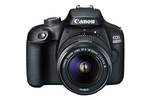 Appareil photo reflex numérique Canon EOS 4000D objectif EF-S 18-55 mm f / 3.5-5.6.6 III - Noir