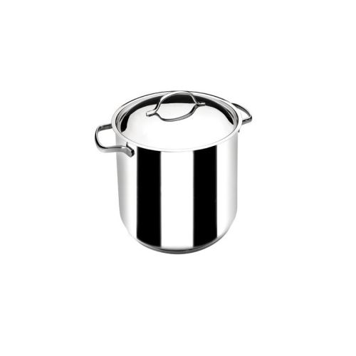 Marmite haute Basic en inox, 24 cm, Lacor
