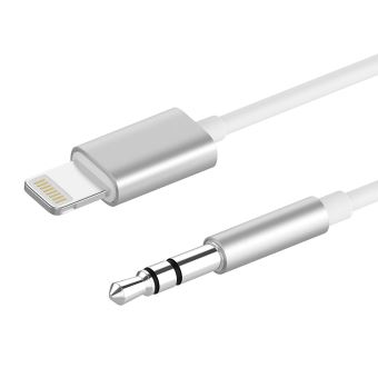 INECK - Cable auxiliaire voiture iPhone 7 AUX Male a Lightning