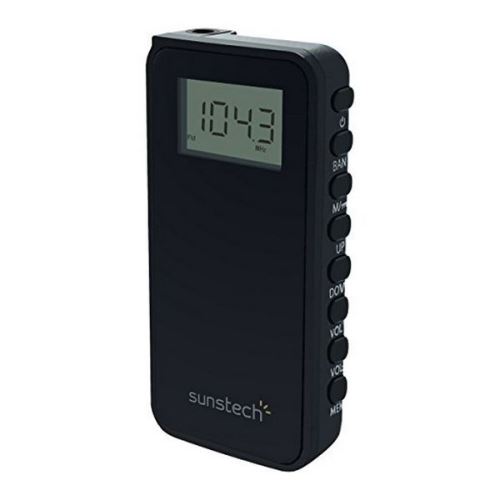 Radio numérique portable Sunstech RPD23BK Noir
