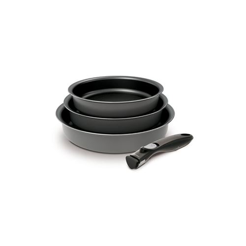 Backen Easycook Batterie De Cuisine Set De Poeles 4 Pieces - Gris