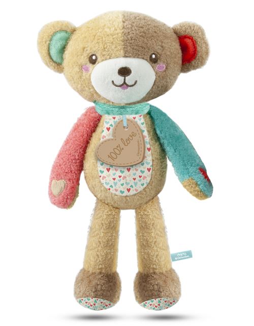 Clementoni ours en peluche Play With Me marron 32 cm