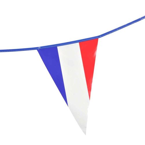 1€ sur guirlande fanions drapeaux france 10m - Article et décoration de  fête - Achat & prix