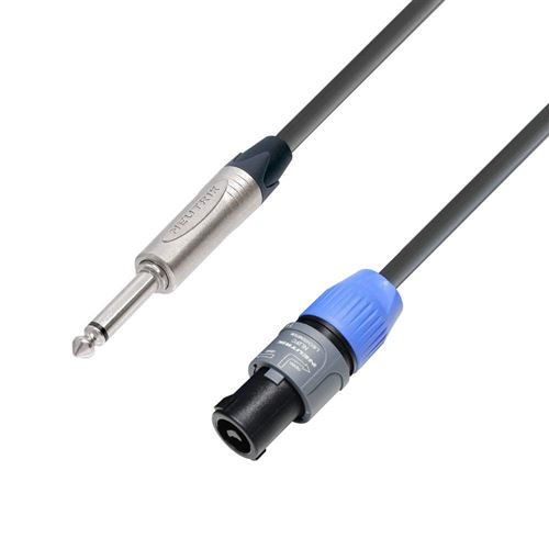 K5 s225 pS 0150 câble pour haut-parleur 2 x 2, 5 mm² speakon 2 6 pôles vers mm mono, 3 1, 5 m