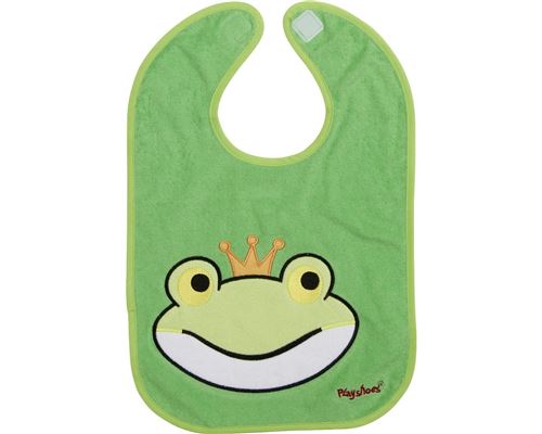 Playshoes bavoir velcro grenouille vert 26 x 33 cm