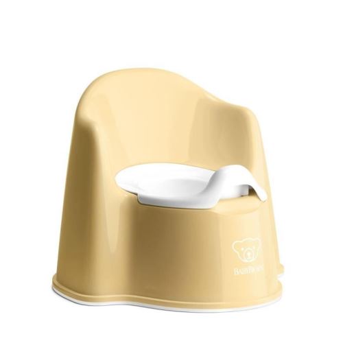 BABYBJORN Pot Fauteuil, Jaune pastel/Blanc