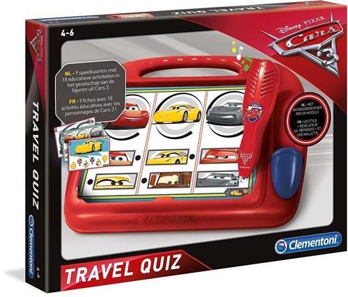 Clementoni 0619030 Cars 3 Travel Quiz