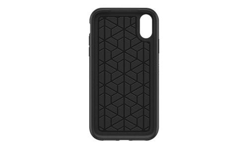 OtterBox Symmetry Series - Achterzijde behuizing voor mobiele telefoon - polycarbonaat, synthetisch rubber - zwart - voor Apple iPhone XR