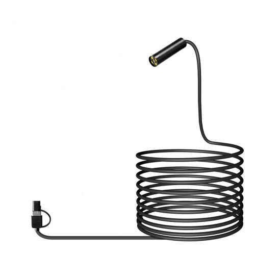 2 en 1 USB Android Endoscope inspection 14.2mm Caméra 4 HD LED IP68 étanche