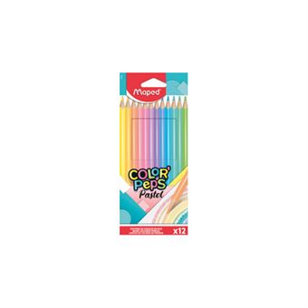 ETUI 12 CRAYON COLORPEP PASTEL