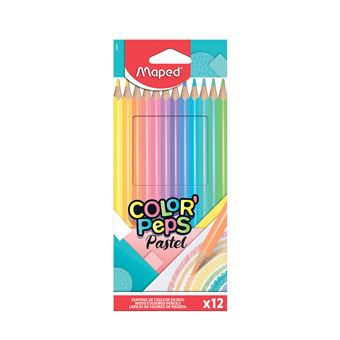 ETUI 12 CRAYON COLORPEP PASTEL