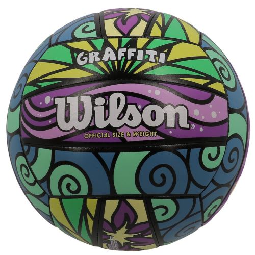 Ballon de volley Wilson Graffiti multico ballon Blanc taille : UNI réf : 17734
