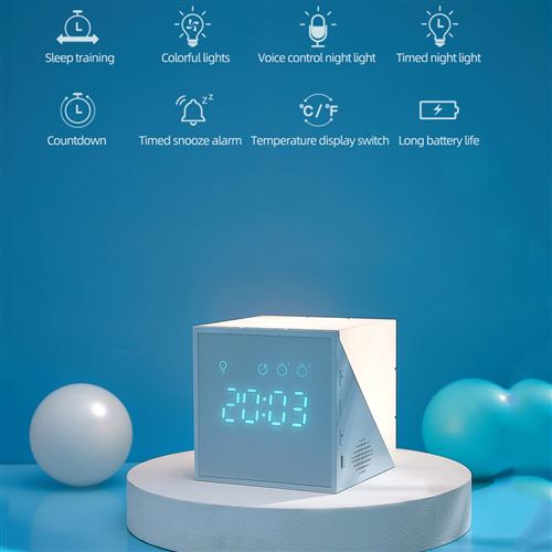 Réveil Numérique LED Pour Enfants Cube Timer, Rappel De Temps 1/3