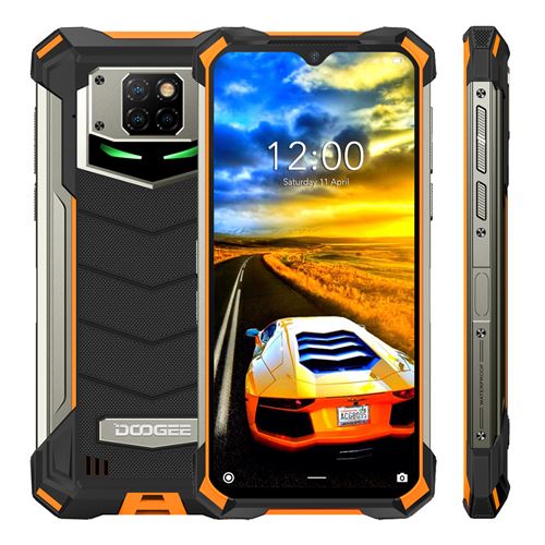 DOOGEE S88 PLUS Smartphone Rrobuste 128Go 6.3 IP68 Etanche 10000mAh Batterie - Orange