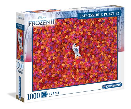 Clementoni Puzzle Disney Frozen 2- Impossible 1000 Pièces