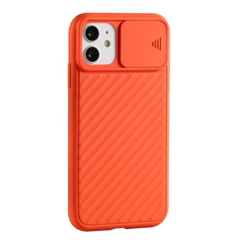 Coque en TPU avec bouclier amovible orange pour votre Apple iPhone 11 6.1 pouces