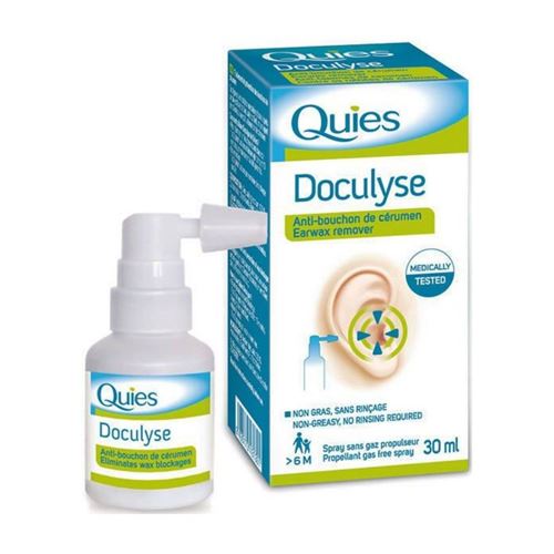 Quies Doculyse Spray Pour L'élimination Des Bouchons De Cérumen, 30 Ml, - Image 4