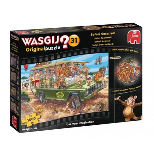 Jumbo Wasgij Original 31 Safari spectacle ! puzzle puzzle 1000 pièces