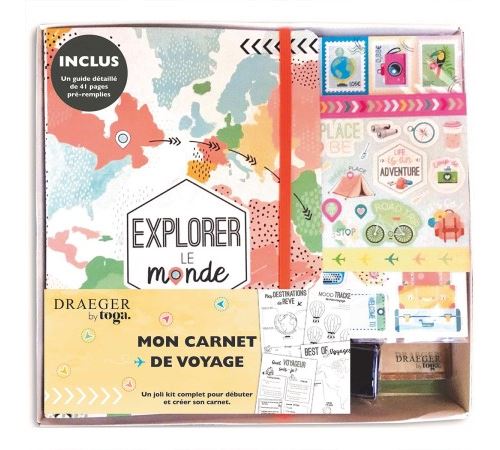 Kit Scrapbooking Bullet Journal - Mon carnet de voyage