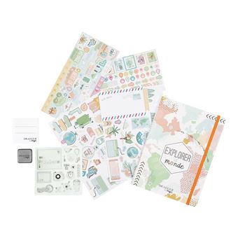 Kit Scrapbooking Bullet Journal - Mon carnet de voyage