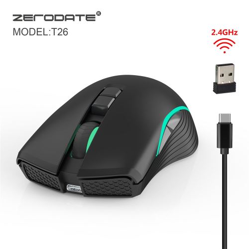 GENERIQUE - Souris Gaming - Sans Fil - Rechargeable - Optique - Ergonomique - Image 2