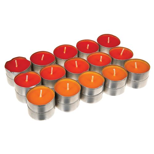 Lot de 30 bougies parfum&eacute;es - Fruits tropicaux