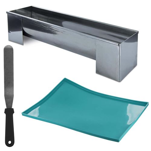 Coffret atelier bûche avec moule et plaque à génoise