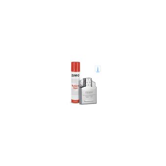 pack insert simple flamme tempête et 2 x gaz butane pour briquet zippo - 1