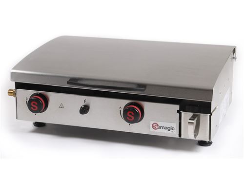 Plancha gaz 2 brûleurs Arenc 6 kW - Somagic