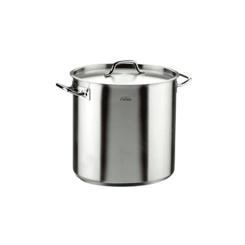 Inoxibar Marmite Ligne Professionnelle En Inox - O 32 Cm - 25 L - Gris - Tous Feux Dont Induction