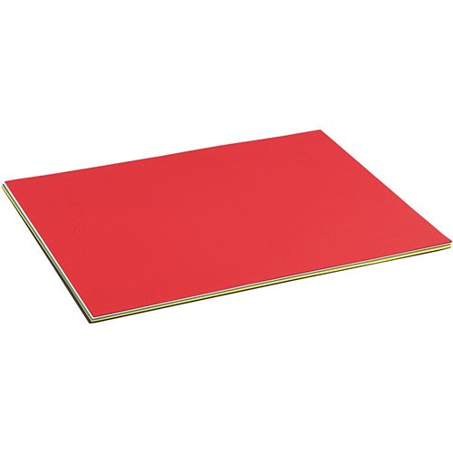 Creotime carton coloré 50 x 70 cm 10 pièces 210 g multicolore