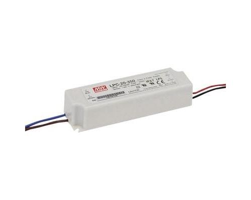 Driver led mean well lpc-20-350 9-48 v dc 350 ma