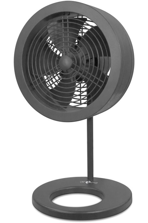 Air Naturel Naos Tafelventilator Grijs Metaalkleur
