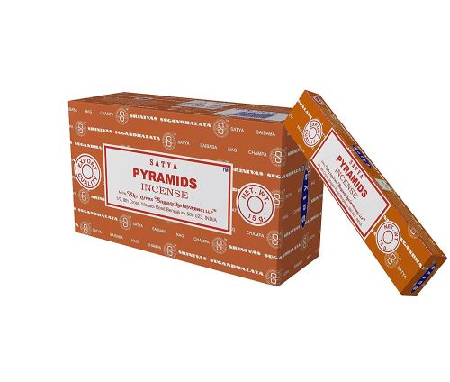 Bâtonnets d'encens Satya Pyramides (Lot de 12)
