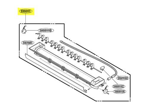 Discharge(indoor) Sn Ggrd Ls-n3660cl 200 Pour Climatiseur Lg - 3531a10056e