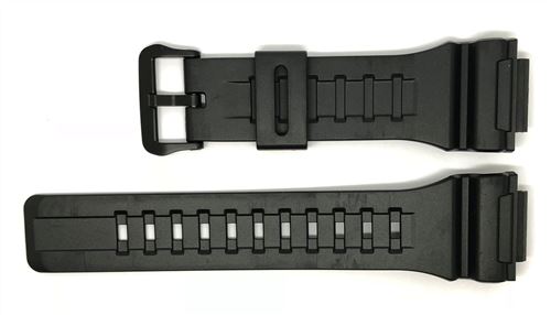 Casio Bracelet De Montre 10410723 pour Aeq-110, Aq-S810, W-735H, W-736H - Noir