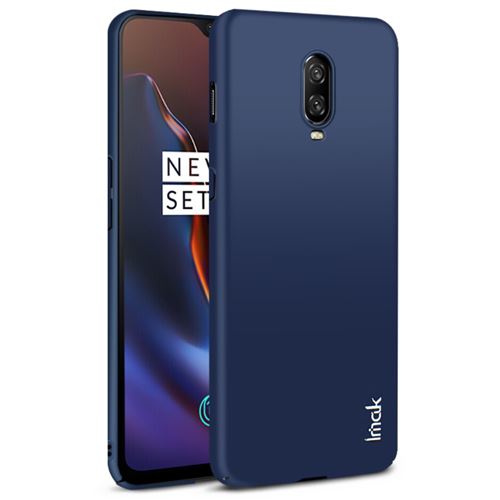 Coque en TPU jazz skin feel bleu foncé pour votre OnePlus 6T