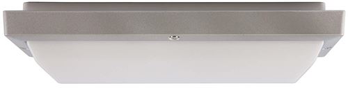 inolight Lampe d'extérieur, Aluminium, 18 W, argent/blanc, 30.4 x 15,4 x 7 cm [Classe énergétique A++]