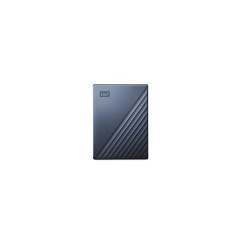 WD My Passport Ultra WDBC3C0020BBL - Vaste schijf - gecodeerd - 2 TB - extern (draagbaar) - USB 3.0 (USB-C aansluiting) - 256-bits AES - blauw