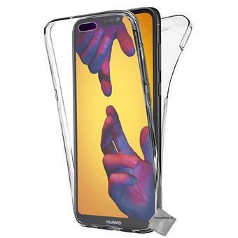 Housse Coque Gel 360° Complète + Film écran Pour Huawei Mate 20 Pro - Transparent - Neuf