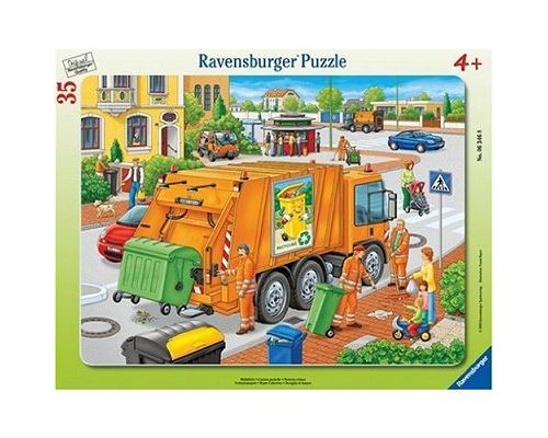 Puzzle 35 Pièces : Collecte des déchets, Ravensburger