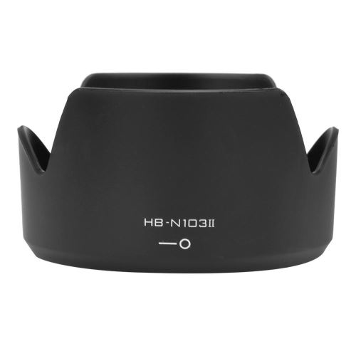 Parasoleil en plastique pour caméra HB-N103II pour Nikon 1 VR 10-30mm f / 3.5-5.6 V1 V2 J1 J2 J3 (Noir)