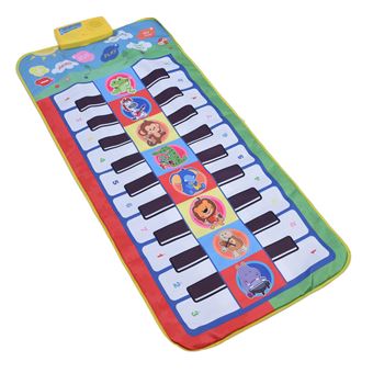 Tapis Musical Tapis Piano Jouet Éducatif pour Enfants avec 8
