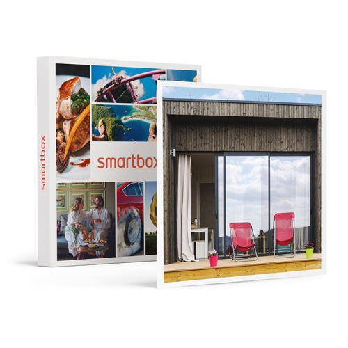 SMARTBOX - Coffret Cadeau Séjour en famille de 2 jours en mini maison en bois avec sauna près de Clermont Ferrand-Séjour