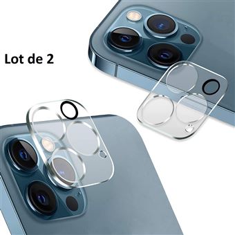 1 Protection Objectif Caméra Arrière en Verre Trempé pour Apple