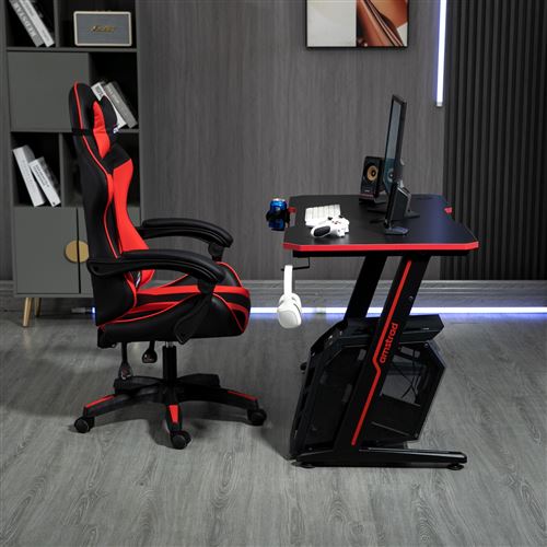 63€ sur Bureau Gaming RVB Alpha Omega Players Hydra RGB Noir - Bureau droit  - Achat & prix