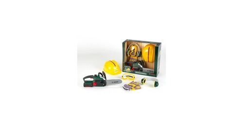 Non Communiqué Klein - Set Bûcheron Bosch Avec Tronçonneuse Électronique, 5 Pieces